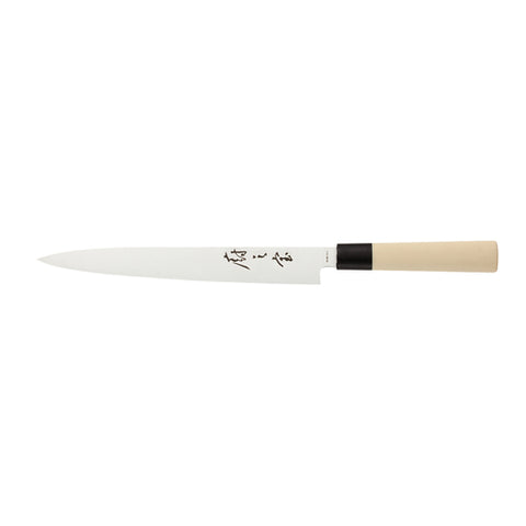 Mercer Culinary M24010PL 10" Pointed Sashimi Knife with Santoprene Handle