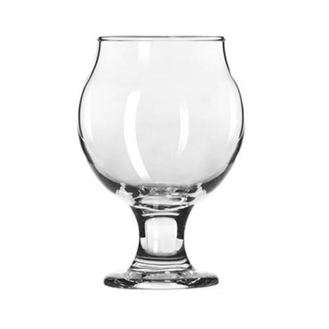 Libbey Glass 3816 Belgian Beer Taster Glass, 5 oz Clear Stackable Footed Snifter