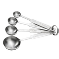 722 Tablecraft 4-Piece Stainless Steel Measuring Spoon-Tablecraft Products