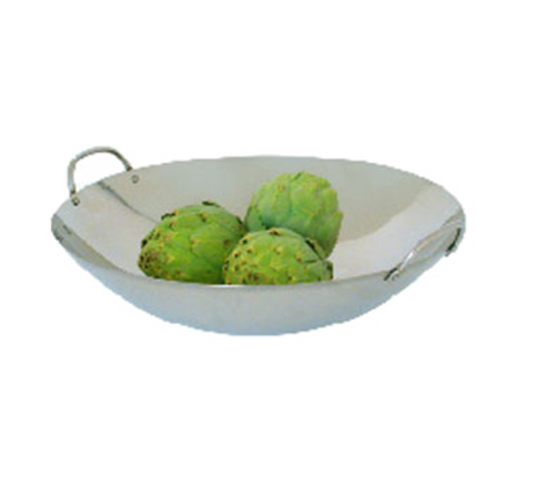 34705 Town 14" Stainless Steel Cantonese Wok Serving Dish-TOWN