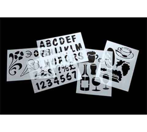 SECSTN5 American Metalcraft 9" x 13" Setencil Set-American Metalcraft