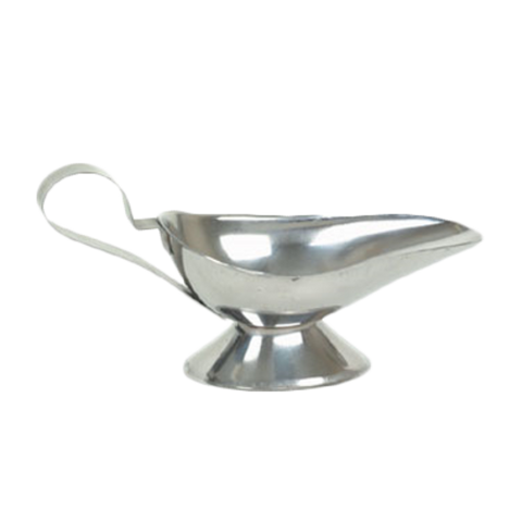 Thunder Group SLGB003 3 oz Stainless Steel Gravy Boat with Mirror Finish