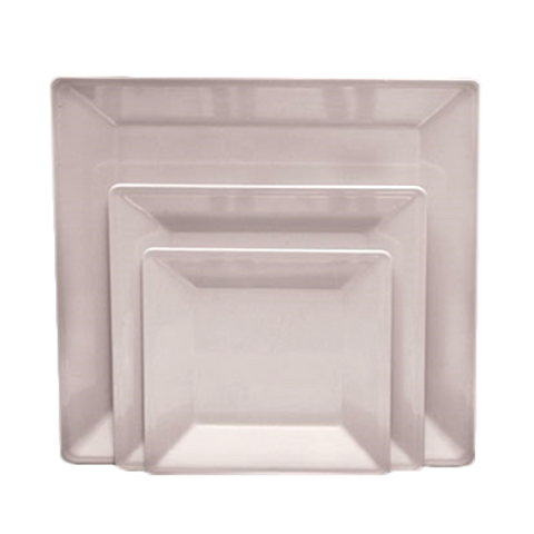 Thunder Group PS3208W Passion White Square Melamine Plate