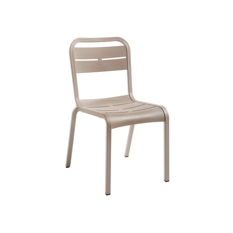 Grosfillex UT110181 Cannes Stacking Side Chair - French Taupe