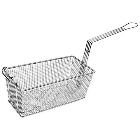 AllPoints Foodservice Parts & Supplies 261530 Twin Fry Basket, Nickel Plated (16 x 8-1/2 x 6 in)