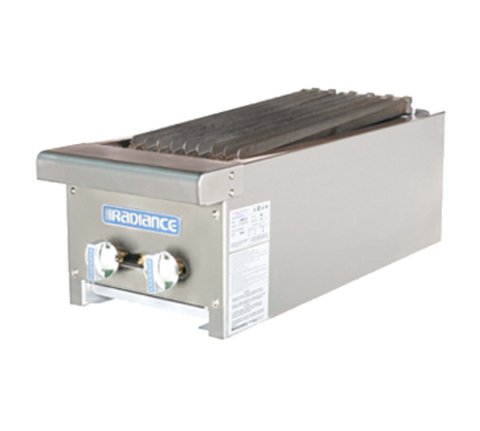 Turbo Air TARB-12 Radiance 12 in Countertop Radiant Gas Charbroiler, 30,000 BTU