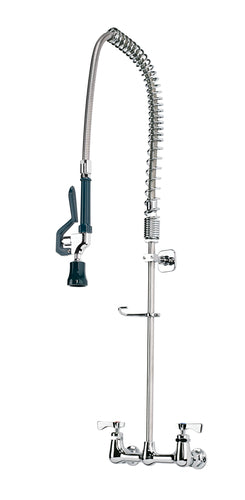 17-108WL Krowne Wall Mount Pre Rinse w/ 44" Hose & 8" Center-Krowne Metal