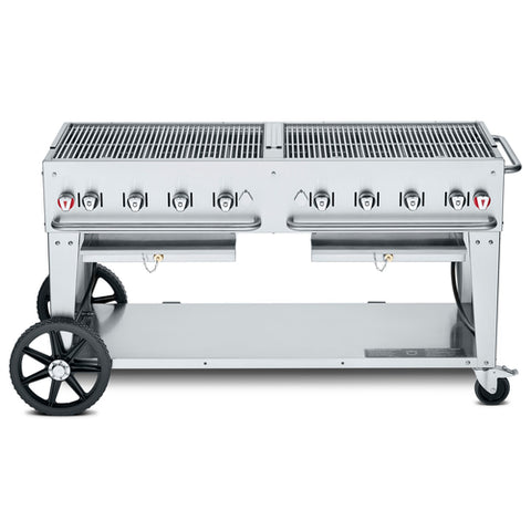 CV-MCB-60-SI BULK Crown Verity 60" Mobile Outdoor Charbroiler Only, NGH05 Hose, LP