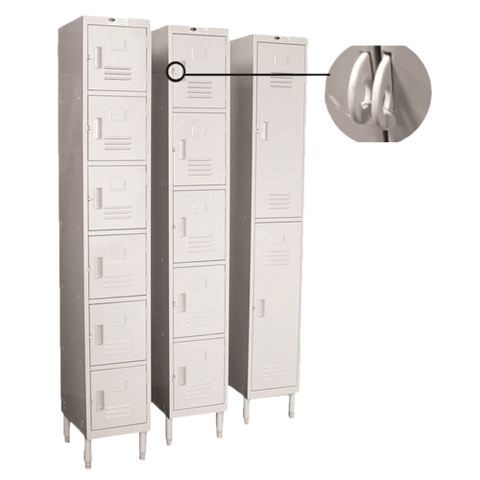 EL-2DR GSW 12" 2-Tier Employee Locker