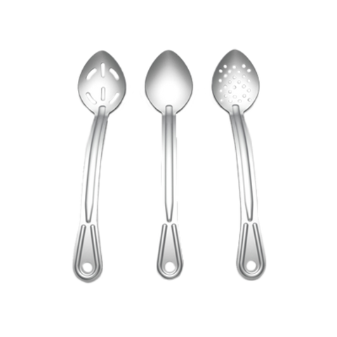 Browne USA Foodservice 4767 Renaissance 13" Slotted Basting Spoon