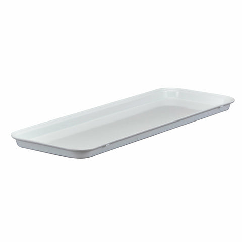Cambro 926MT148 9" x 26" White Fiberglass Market Display Tray