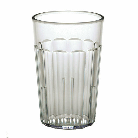 Cambro NT8152 Newport 7.7 oz. Clear Fluted SAN Plastic Tumbler