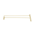 GH-16 Winco 16" Brass Plated Wire Glass Hanger-WINCO