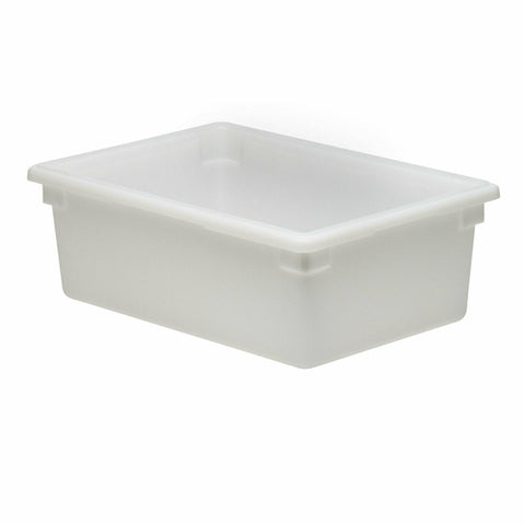 Cambro 182612P148 Full Size White Poly Food Storage Box, 26" x 18" x 12"