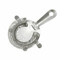 BST-4P Winco 4-Prong Stainless Steel Bar Strainer-WINCO