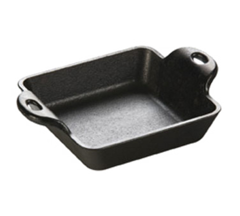 HMSS Lodge 10 Oz. Pre-Seasoned Heat-Treated Cast Iron Square Mini Server