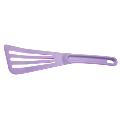 Mercer Culinary M35110PU Hell's Tools 12" Purple Allergen-Free High Temperature Slotted Turner