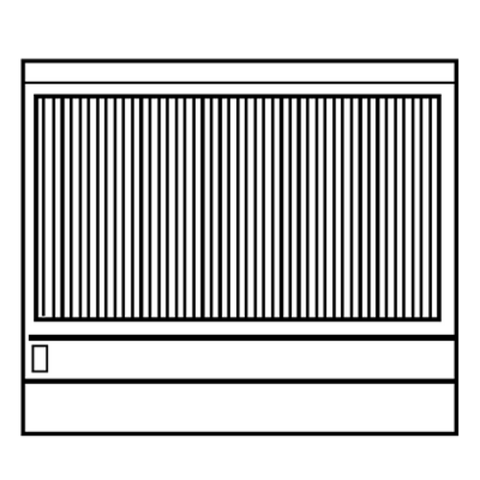 Imperial IR-36BR-XB 36 in Gas Radiant Broiler Range with Cabinet Base, 90,000 BTU