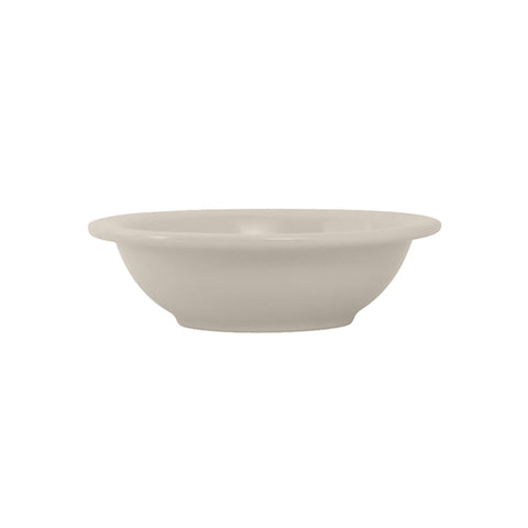 Tuxton China TRE-010 11 oz. Eggshell Round Grapefruit Bowl
