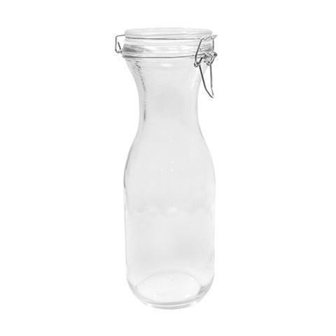 RGC34 Tablecraft 34 Oz. Resealable Glass Water Carafe-Tablecraft Products