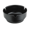 131B TableCraft Products Black Phenolic Ashtray, 3.25 x 1.25"-Tablecraft Products