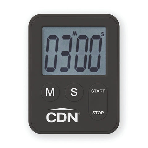 TM28-BK CDN 2-1/10"W x 3/8"D x 2-3/4"H Mini Timer