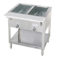 E302-120 Duke 30-3/8" 120V 2-Well Electric Hot Food Station w/ Epxosed Elements-Duke Manufacturing