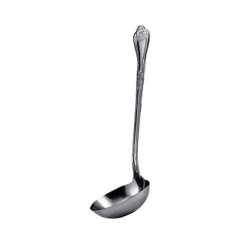 Winco LE-4 4 oz Elegance Gravy and Soup Ladle, Stainless Steel, 13 in.