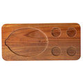 10709 TableCraft Products Acacia Fajita Serving Board, Rectangle, 18.5" x 8.75" x .75"-Tablecraft Products