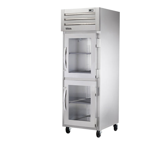 STG1R-2HG-HC True Mfg. SPEC SERIES® Refrigerator, reach-in, one-section, (2) glass half doors