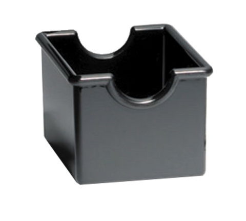 Tablecraft Products 56B Black Plastic Sugar Packet Holder Caddy