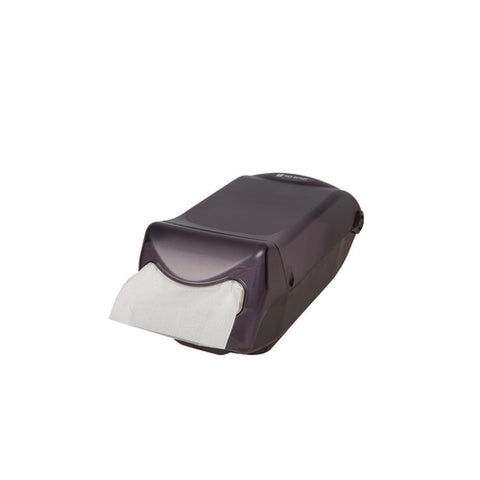 San Jamar H5003TBK Venue Countertop Interfold Napkin Dispenser, 550-Napkin Capacity, Black