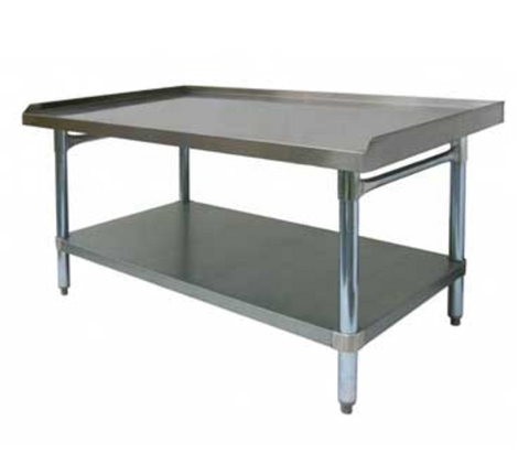 GSW USA ES-P3036 Premium All Stainless Steel Equipment Stand with 1" Upturn on 3 Sides
