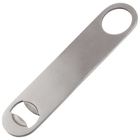 CO-301 Winco 7" Stainless Steel Flat Bottle Opener