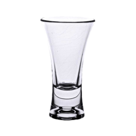 Thunder Group PLTHSG002AC 2 oz. Polycarbonate Flared Shooter / Dessert Shot Glass