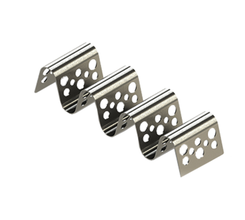 Tablecraft TRSP34 Taco Taxi Stainless Steel Taco Holder with 3 or 4 Compartments