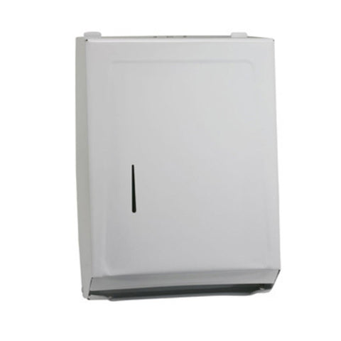 Winco TD-600 Multi-Fold Paper Towel Metal Dispenser, White