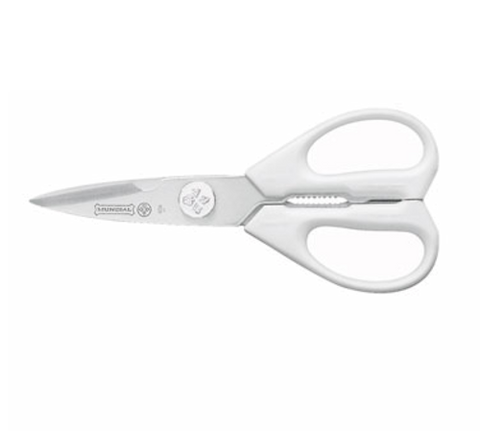 Mundial W656 White Handled 8" Kitchen Shears