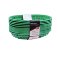 C1074G Tablecraft 9-3/8" x 6" x 1-7/8" Green Plastic Oval Basket-Tablecraft Products
