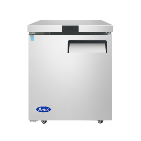 Atosa MGF8401GRL 27" One Section 1 Left Hinged Door Undercounter Refrigerator