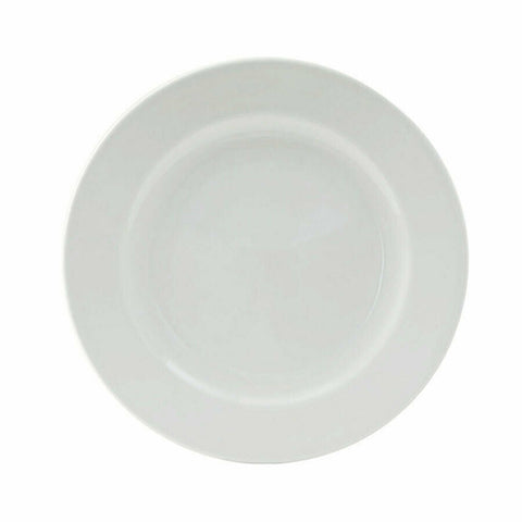 ALA-082 Tuxton China Plate, 8-1/4" dia., round, wide rim, rolled edge