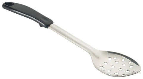Winco BHPP-13 Perforated Basting Spoon with Stop-Hook Polypropylene Handle, 13"