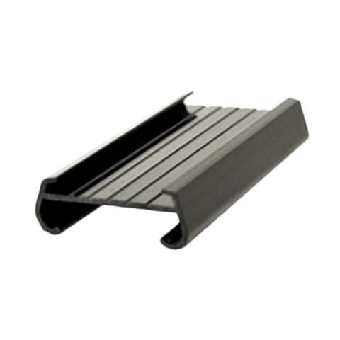 Thunder Group PLSL006BK Black Plastic Wire Shelf Label Holder, 6 Inch, Pack of 4