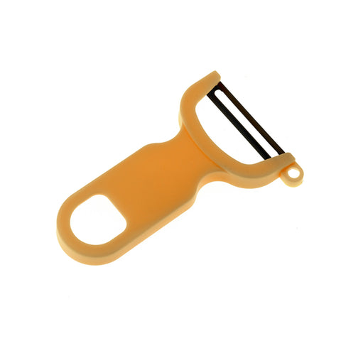 Mercer Culinary M33071YLB 4" Yellow Y Peeler with High Carbon Steel Blade