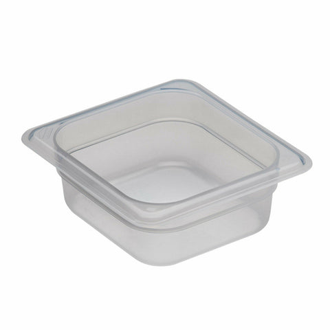 Cambro 62PP190 1/6 Size Translucent Polypropylene Food Pan, 2-1/2" Deep