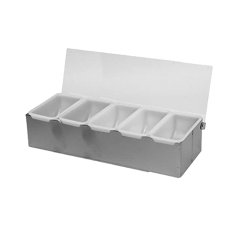 SLCN005 Thunder Group 5-Compartment Condiment Dispenser-Thunder Group