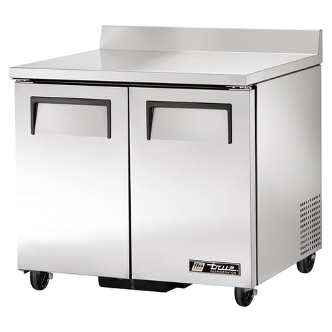 True Manufacturing TWT-36-HC 36-Inch 2-Door Worktop Refrigerator with Hydrocarbon Refrigerant
