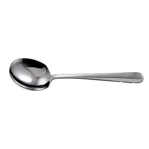 Winco SRS-2 Stainless Steel Serving Spoon, Round Edge, 8-5/8"