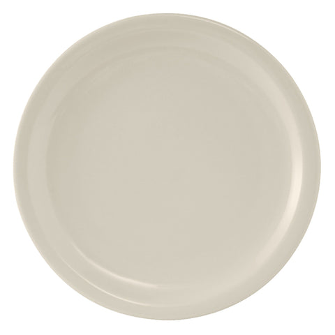 Tuxton China TNR-016 Nevada 10-1/2" Eggshell Narrow Rim China Plate