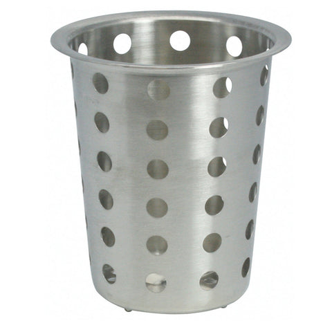 Winco FC-SS Perforated Stainless Steel Flatware Cylinder